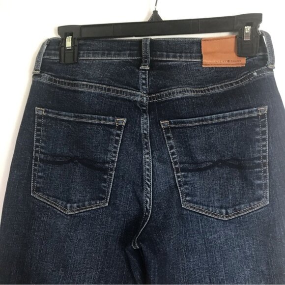 Lucky Brand Olivia Ankle Skinny High Waist Jean Stretch Slim Medium Blue Pant 2 - Picture 5 of 16